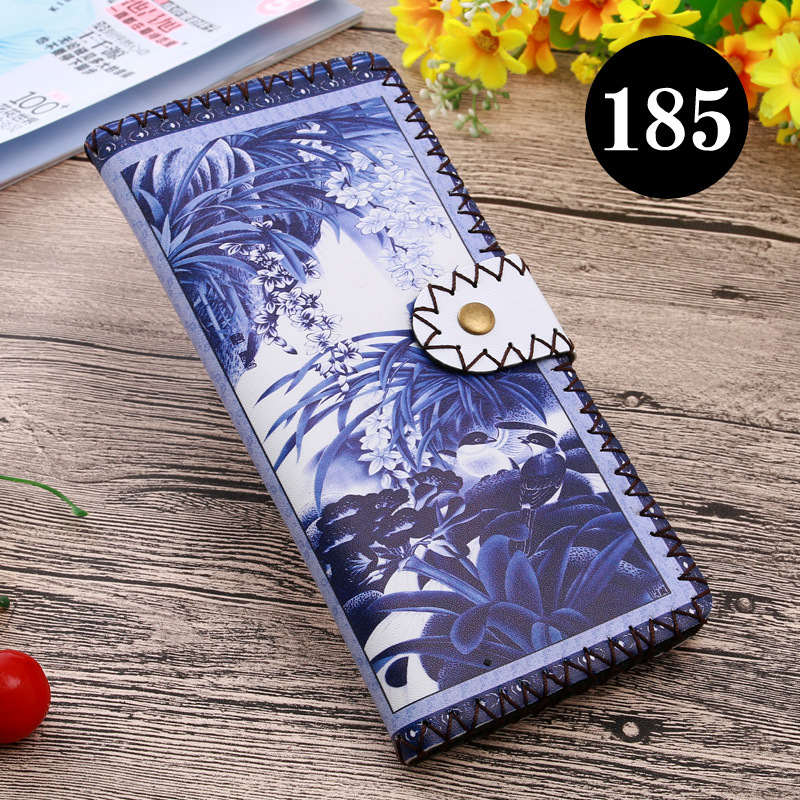  upgraded version of hand - made wallet lady leather cabinet wallet ethnic style hand - made wallet can be customized bag 