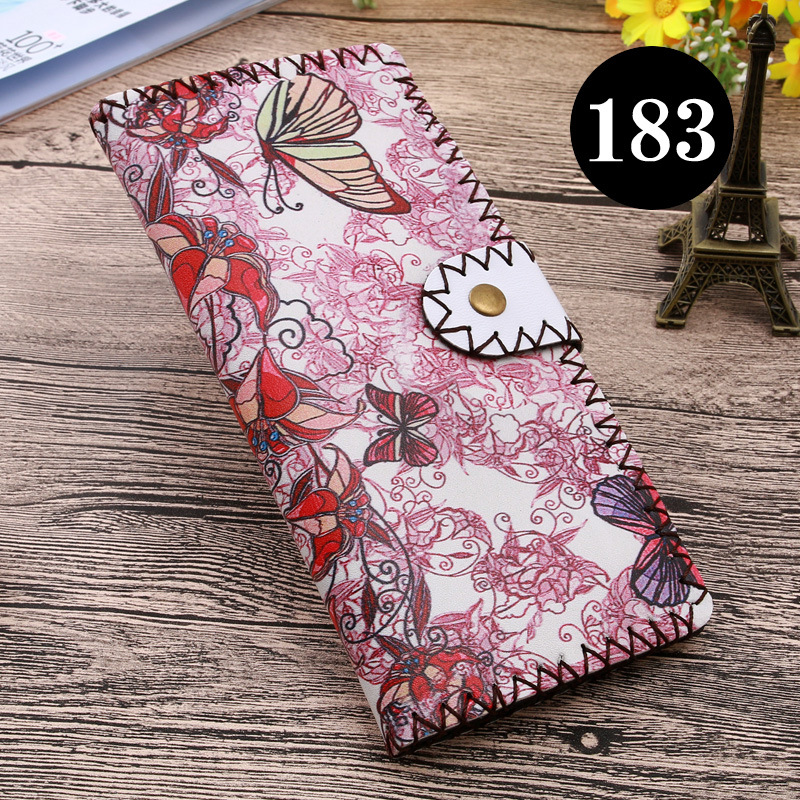  upgraded version of hand - made wallet lady leather cabinet wallet ethnic style hand - made wallet can be customized bag 