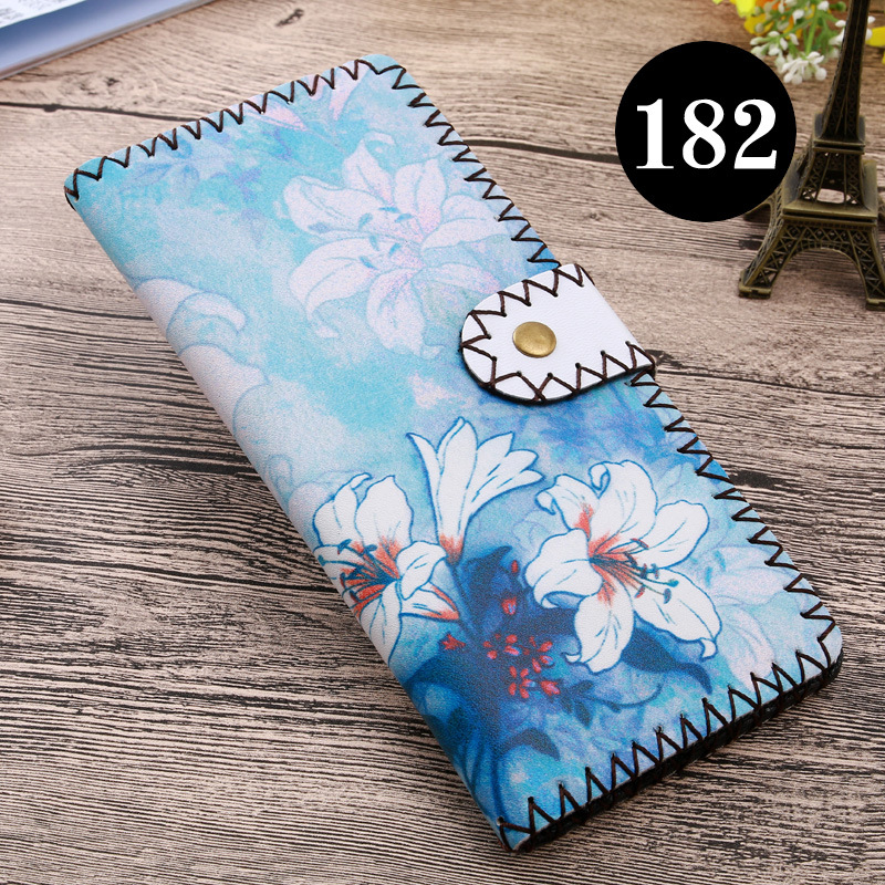  upgraded version of hand - made wallet lady leather cabinet wallet ethnic style hand - made wallet can be customized bag 