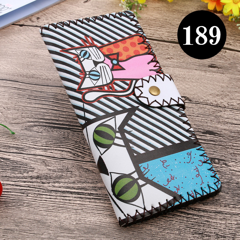  upgraded version of hand - made wallet lady leather cabinet wallet ethnic style hand - made wallet can be customized bag 