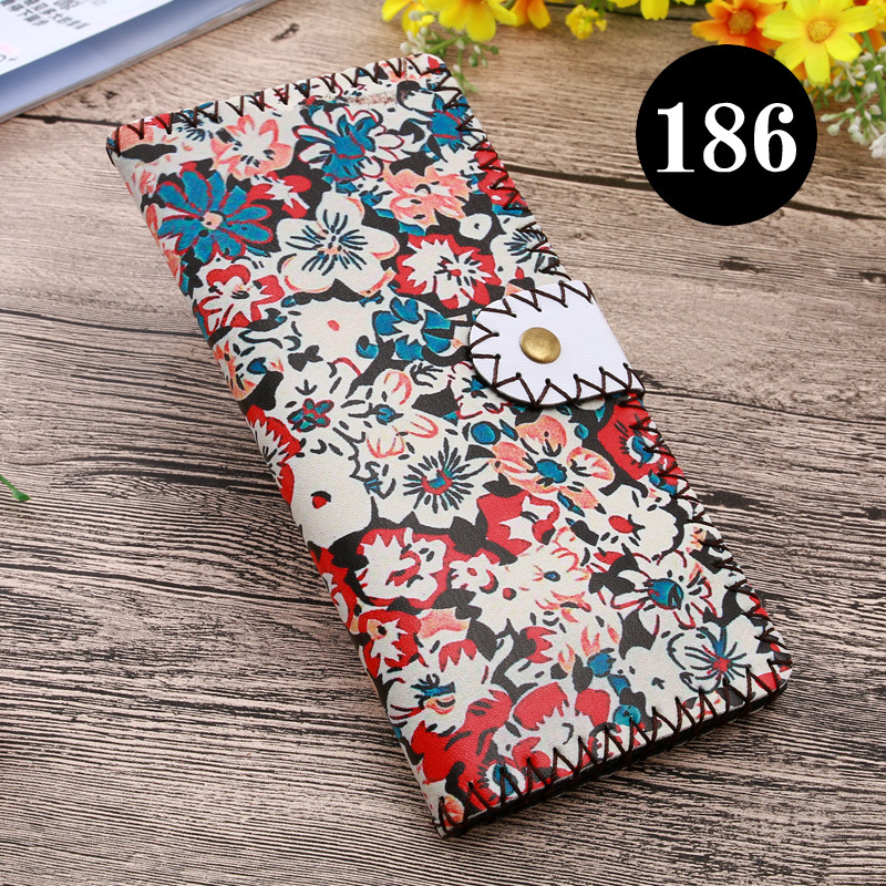  upgraded version of hand - made wallet lady leather cabinet wallet ethnic style hand - made wallet can be customized bag 