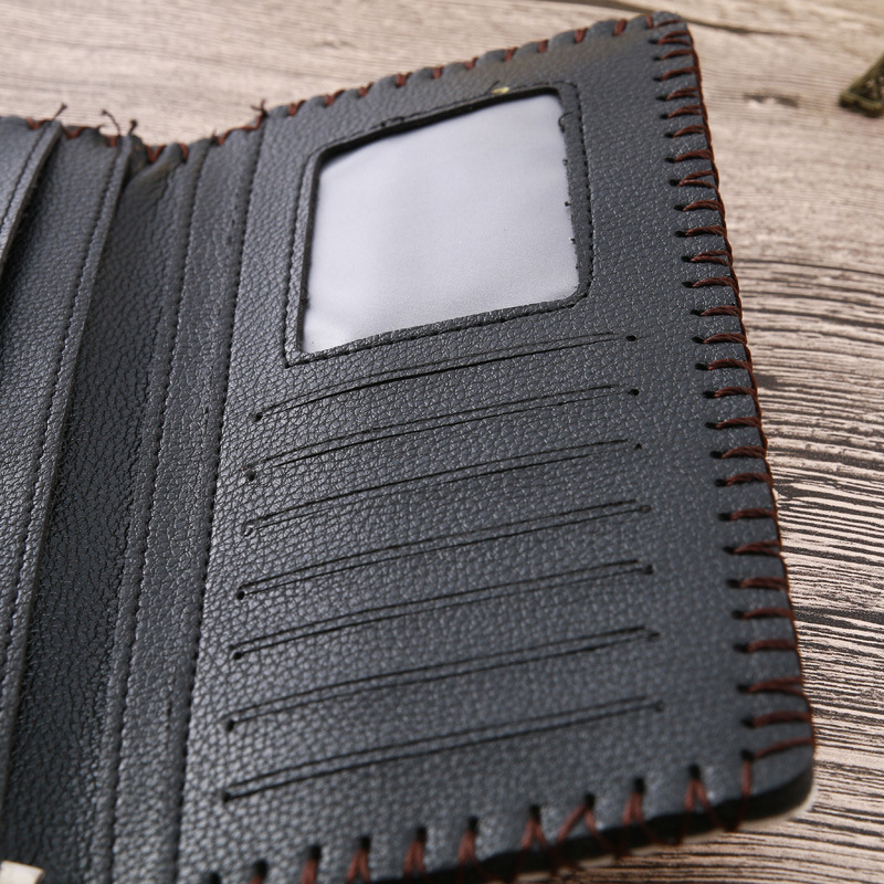  upgraded version of hand - made wallet lady leather cabinet wallet ethnic style hand - made wallet can be customized bag 