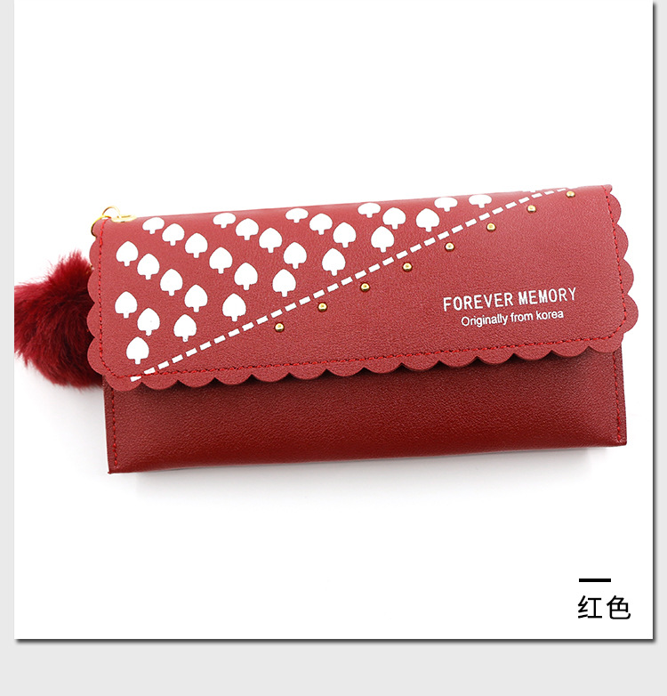 Factory Direct Supply Korean Simple and Sweet Women's Long Wallet Fashion Wallet Coin Purse Clutch Women's Long Wallet Factory Direct Supply Korean Simple and Sweet Women's Long Wallet Fashion Wallet Coin Purse Clutch Women's Long Wallet