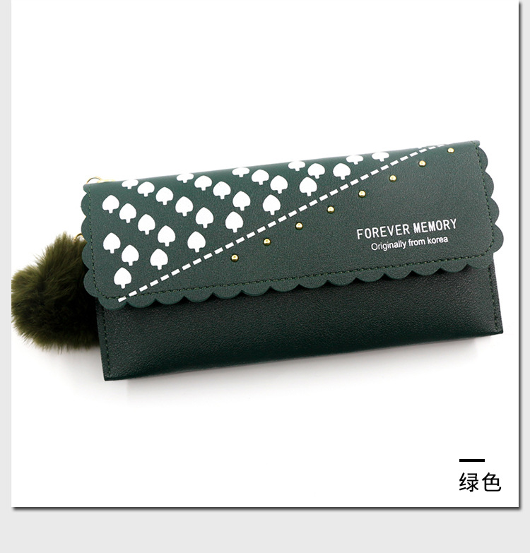 Factory Direct Supply Korean Simple and Sweet Women's Long Wallet Fashion Wallet Coin Purse Clutch Women's Long Wallet Factory Direct Supply Korean Simple and Sweet Women's Long Wallet Fashion Wallet Coin Purse Clutch Women's Long Wallet
