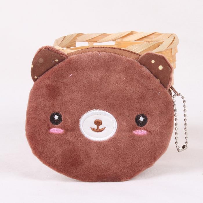 Plush toy cartoon coin purse wallet fashion craft plush package