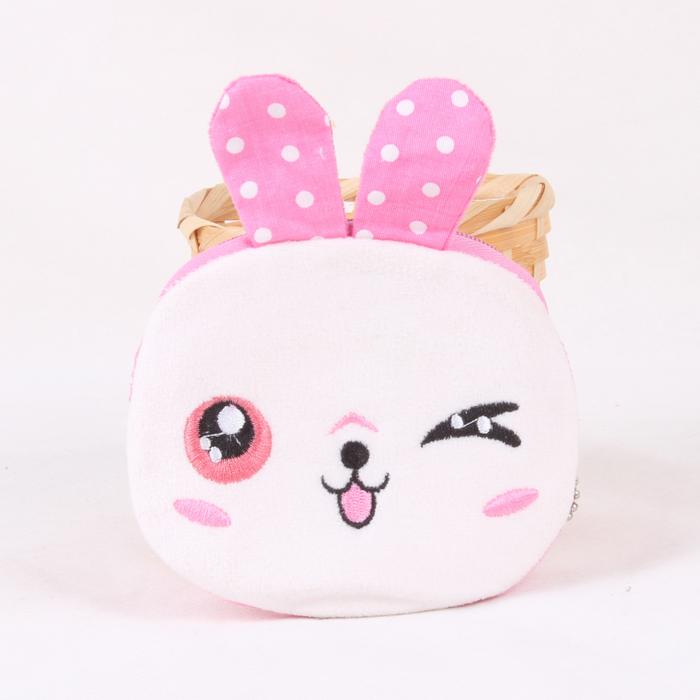 Plush toy cartoon coin purse wallet fashion craft plush package