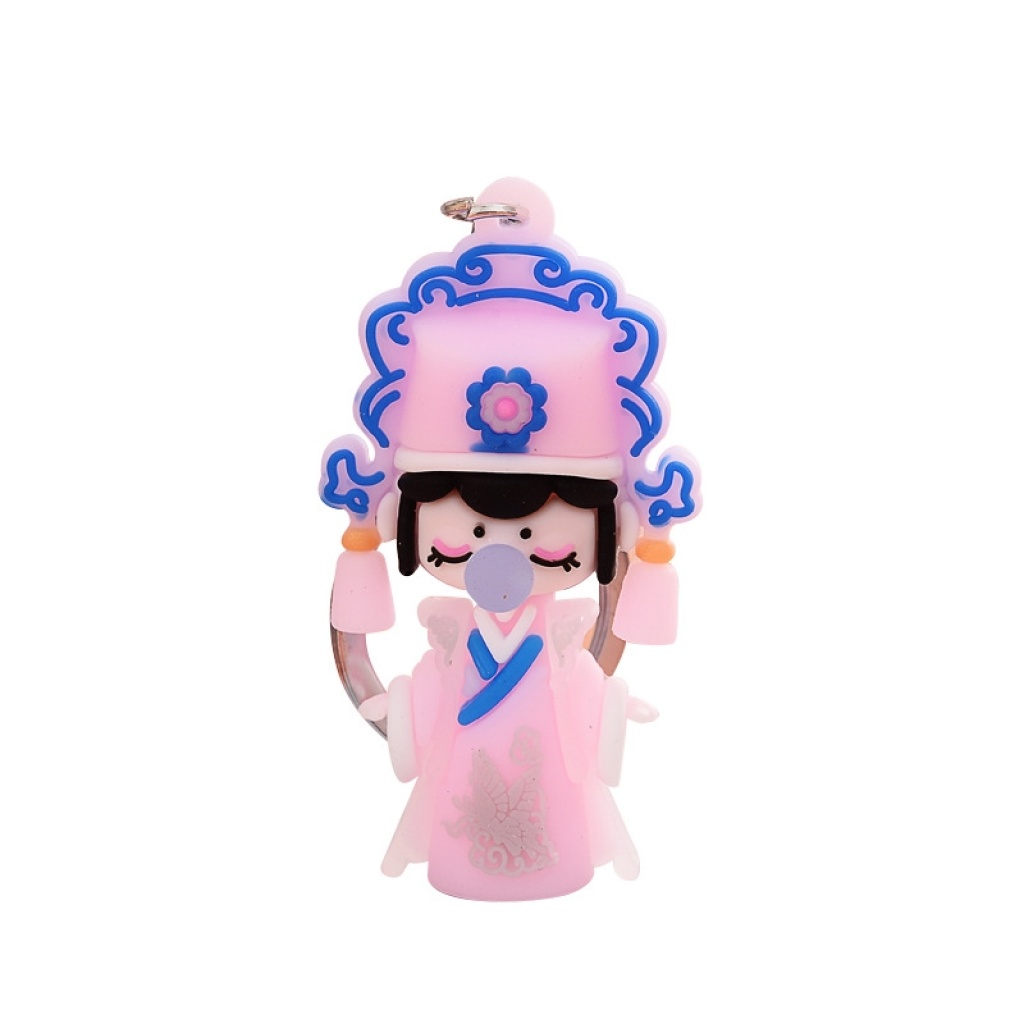 2021 New Cartoon Anime Cute Pendant Creative PVC Flexible Glue Keychain Indoor Decoration Schoolbag Pendant