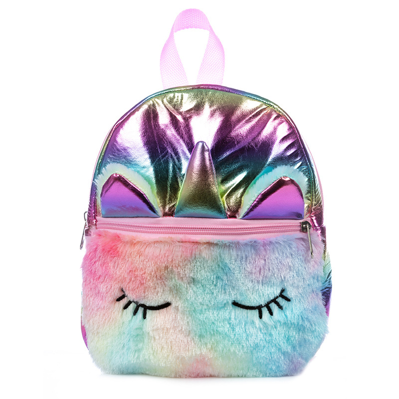 New Hot Sale Sequin Children&#039;s Backpack Cute Cartoon Doll Sequin Small Schoolbag Kindergarten Cartoon Small Backpack