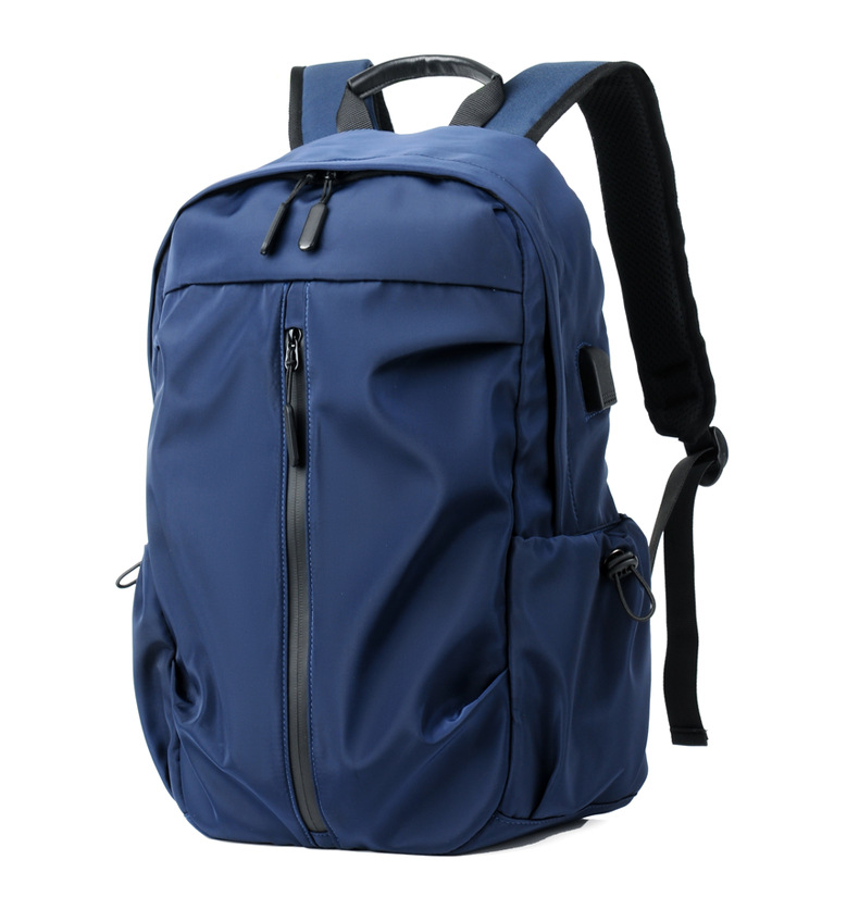 Printed Logo Outdoor Backpack Oxford Cloth Backpack Computer Bag Men's Business Casual Student Schoolbag Travel Bag