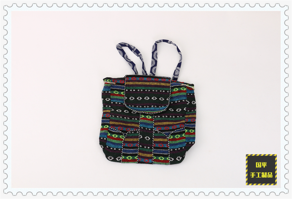 Ethnic Style Special New Fashion Women's Cotton Handmade Backpack with Shoulder Back Cover Can Be Closed Schoolbag Ethnic Style Special New Fashion Women's Cotton Handmade Backpack with Shoulder Back Cover Can Be Closed Schoolbag