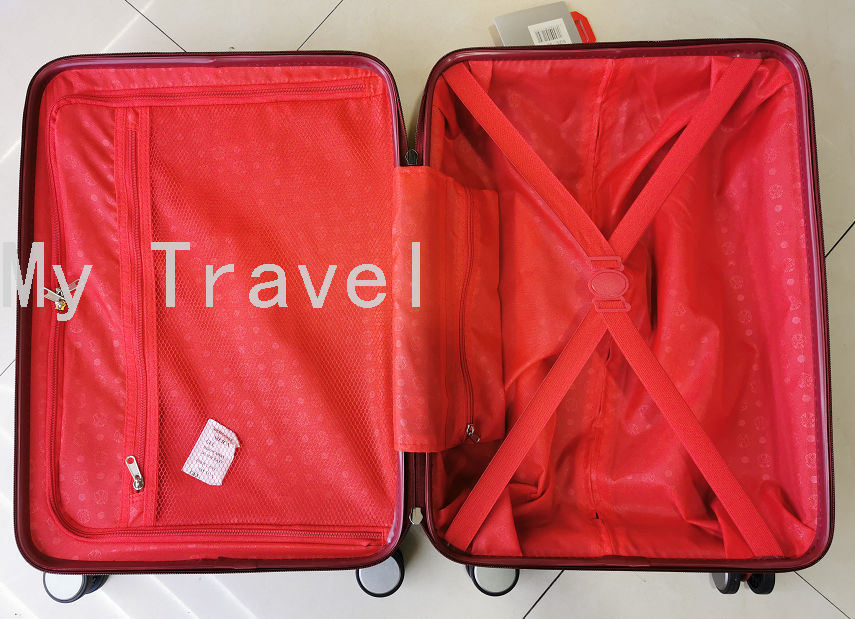 Luggage Password Suitcase Luggage Pp Material Zipper Three-Piece Trolley Case