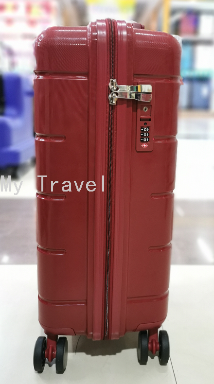 Luggage Password Suitcase Luggage Pp Material Zipper Three-Piece Trolley Case