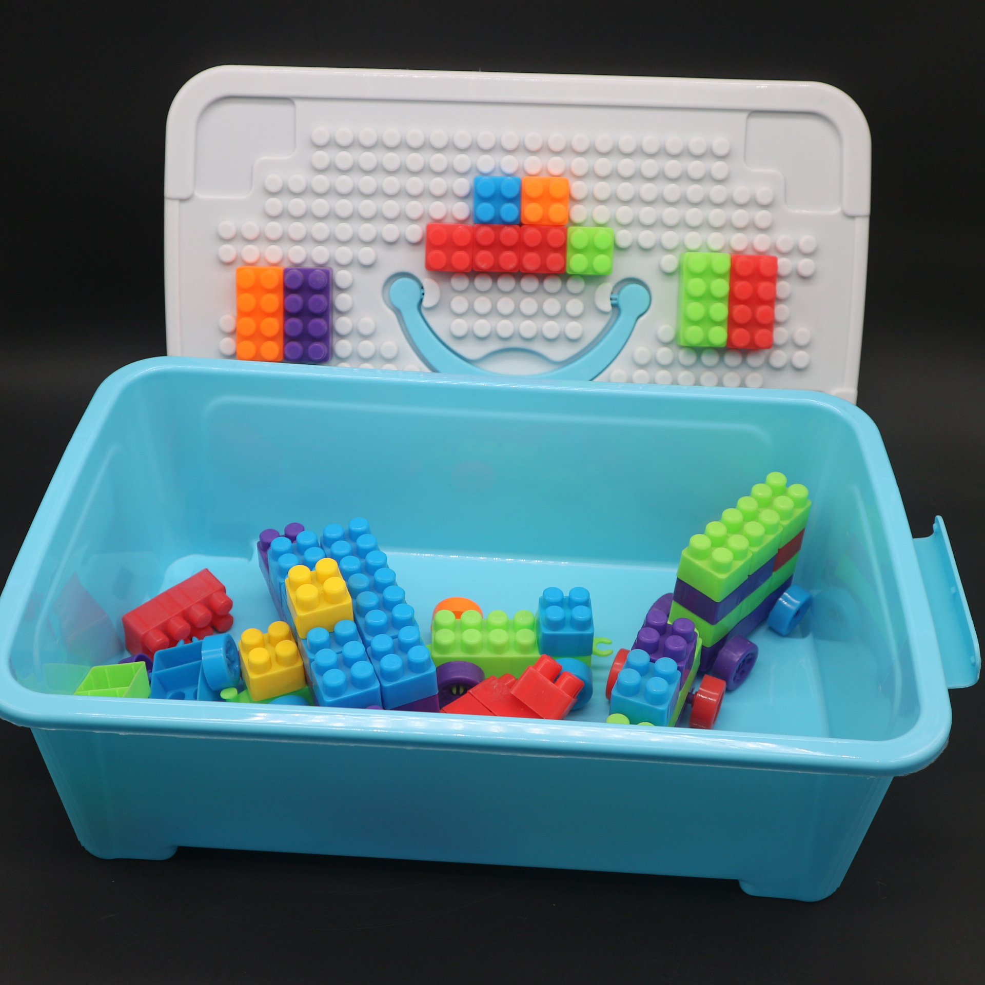 Factory Direct Sales Mini Suitcase Plastic Storage Box Plastic Storage Box Food Storage Glove Compartment