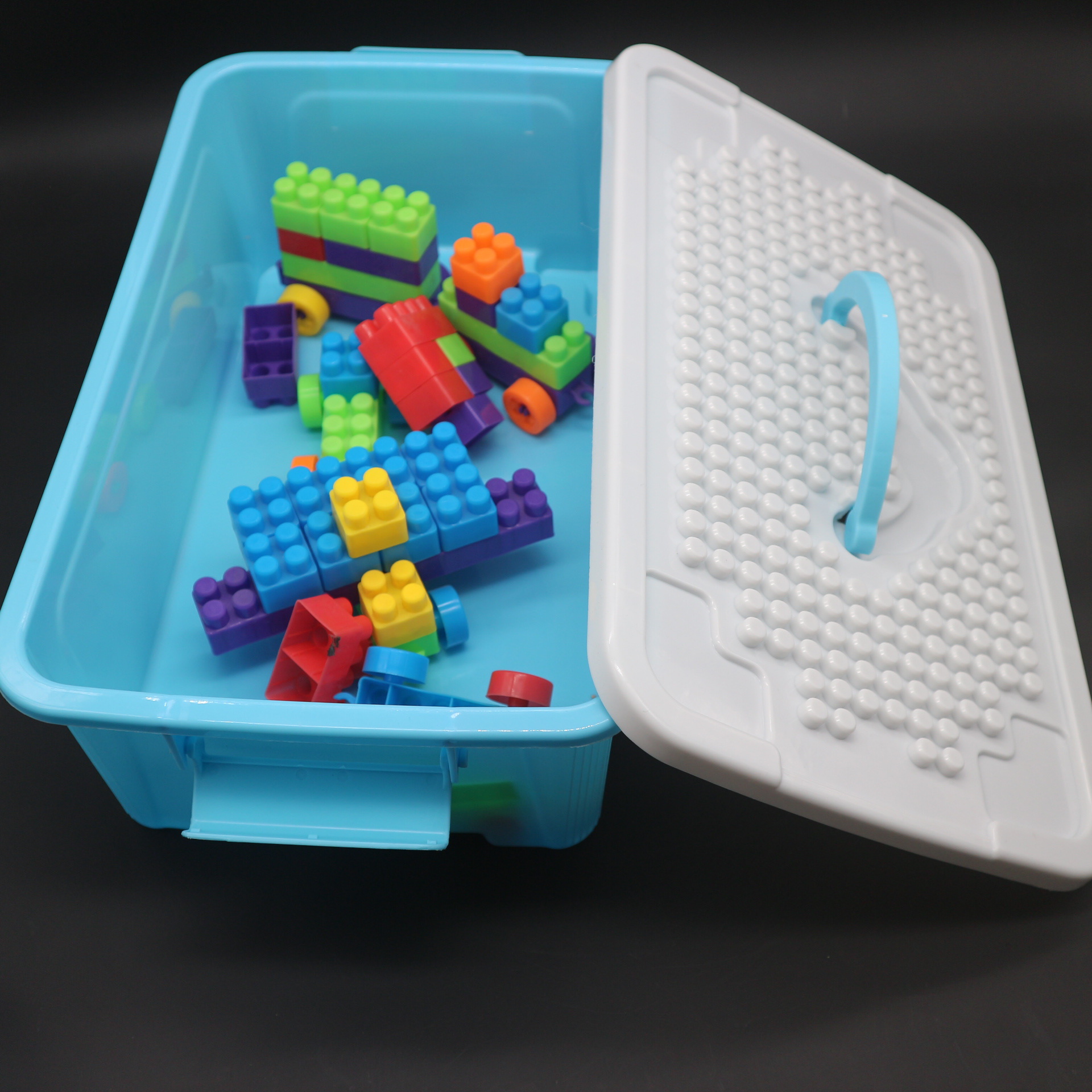 Factory Direct Sales Mini Suitcase Plastic Storage Box Plastic Storage Box Food Storage Glove Compartment