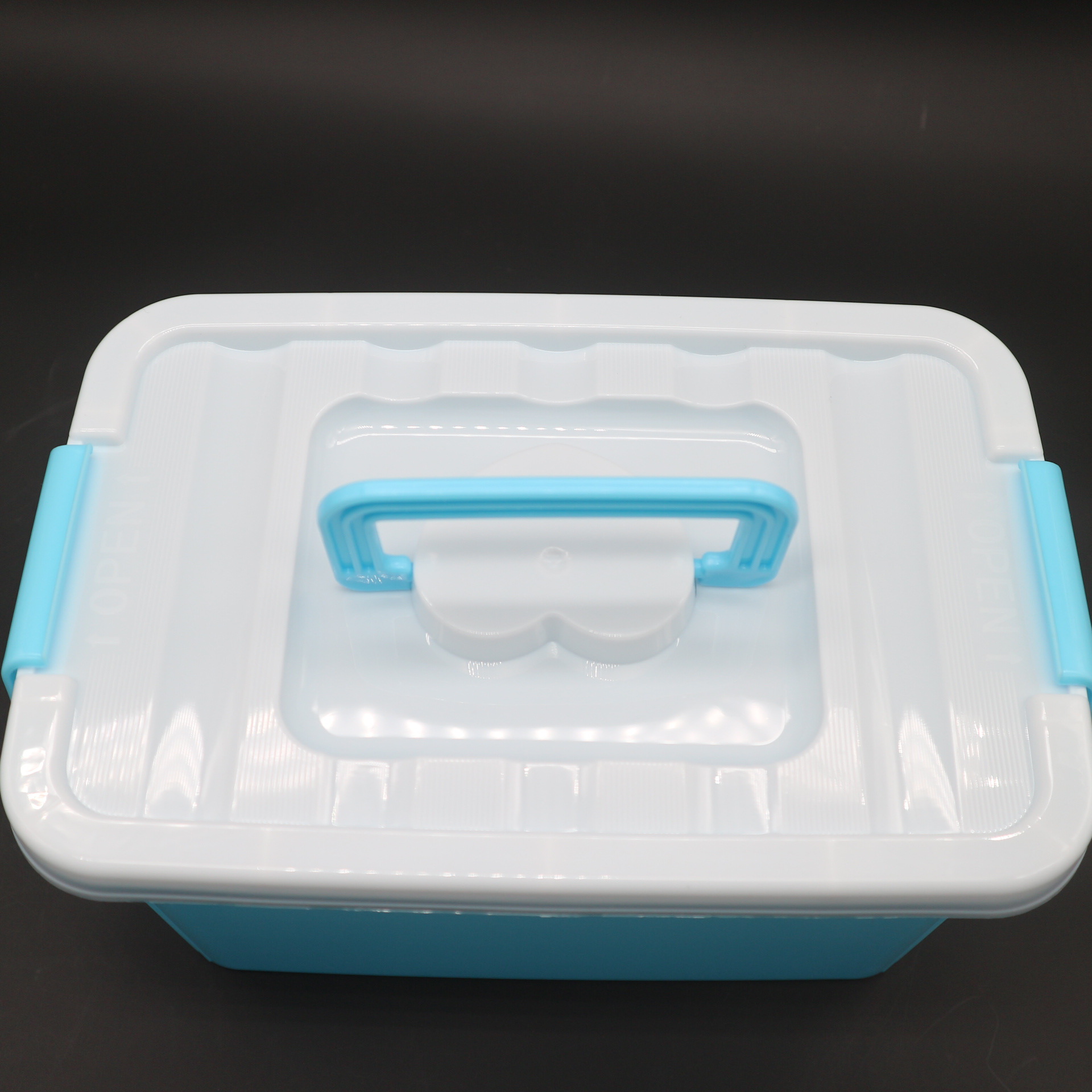 Factory Direct Sales Mini Suitcase Plastic Storage Box Plastic Storage Box Food Storage Glove Compartment