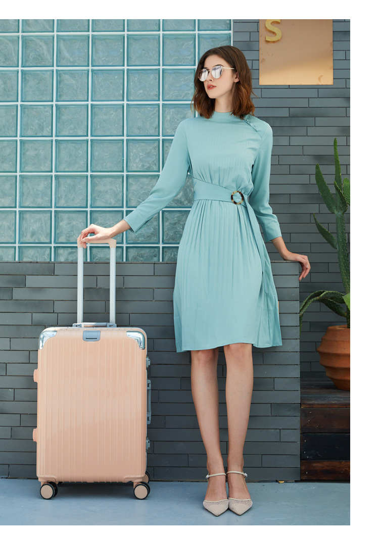Suitcase Aluminum Frame Male and Female College Student Trolley Case Luggage Boarding Bag 20-Inch Suitcase Aluminum Frame Male and Female College Student Trolley Case Luggage Boarding Bag 20-Inch