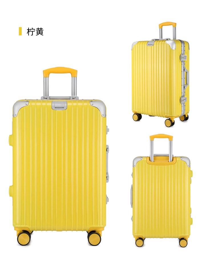 Suitcase Aluminum Frame Male and Female College Student Trolley Case Luggage Boarding Bag 20-Inch Suitcase Aluminum Frame Male and Female College Student Trolley Case Luggage Boarding Bag 20-Inch