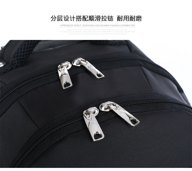 Backpack Solid Color Oxford Cloth Boarding Travel Bag Trolley Luggage 20-Inch Business Computer Backpack Suitcase