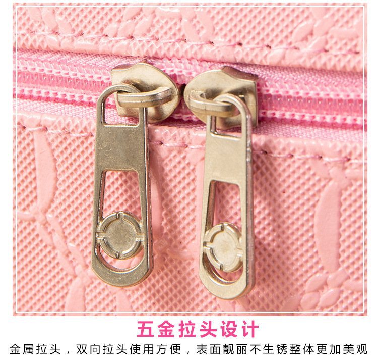 Suitcase Korean Version of Travel Portable Toiletry Bag Personality Skincare New fashion makeup bag suitcase