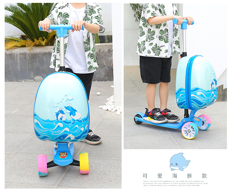 Scooter Toy Luggage Trolley Case Suitcase Boarding Bag Children Suitcase Backpack Backpack Schoolbag School Bag Scooter Toy Luggage Trolley Case Suitcase Boarding Bag Children Suitcase Backpack Backpack Schoolbag School Bag