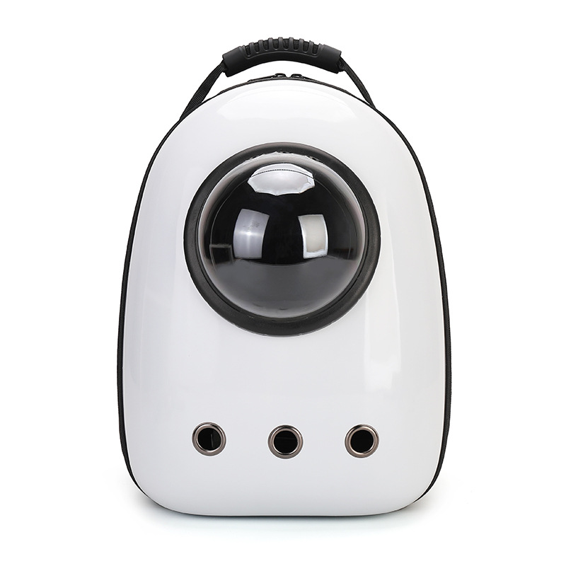 Pet Bag Outdoor Portable Backpack Space Capsule Pet Breathable Crossbody Fully Transparent Cat Carrying Suitcase Schoolbag