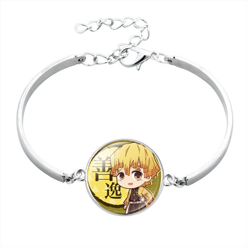 Kimetsu No Yaiba Time Stone Alloy Bangle Bracelet Japanese Classic Anime Peripheral Small Commodity Bracelet Wholesale Kimetsu No Yaiba Time Stone Alloy Bangle Bracelet Japanese Classic Anime Peripheral Small Commodity Bracelet Wholesale
