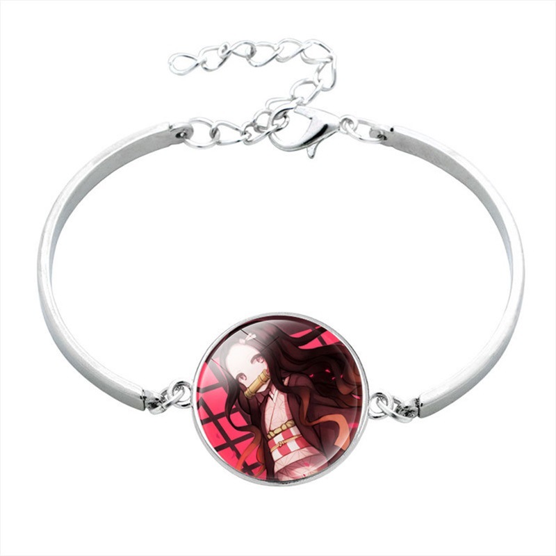Kimetsu No Yaiba Time Stone Alloy Bangle Bracelet Japanese Classic Anime Peripheral Small Commodity Bracelet Wholesale Kimetsu No Yaiba Time Stone Alloy Bangle Bracelet Japanese Classic Anime Peripheral Small Commodity Bracelet Wholesale