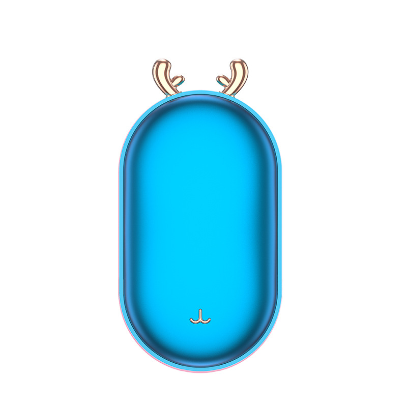 Goose Soft Stone Hand Warmer Aluminum Alloy Heating Pad Mini Power Bank Cartoon Cute Deer Mobile Power Gift Customization