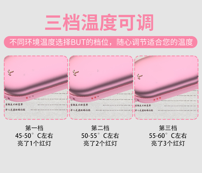 Goose Soft Stone Hand Warmer Aluminum Alloy Heating Pad Mini Power Bank Cartoon Cute Deer Mobile Power Gift Customization Goose Soft Stone Hand Warmer Aluminum Alloy Heating Pad Mini Power Bank Cartoon Cute Deer Mobile Power Gift Customization