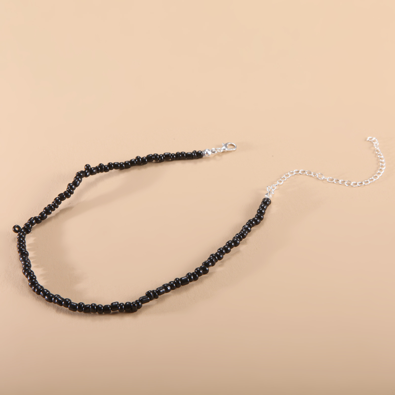 European and American New Necklace Bohemian Short Necklace Choker Amazon Combination Color Bead Necklace