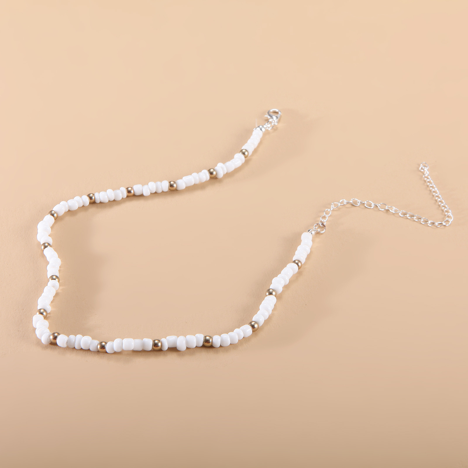 European and American New Necklace Bohemian Short Necklace Choker Amazon Combination Color Bead Necklace
