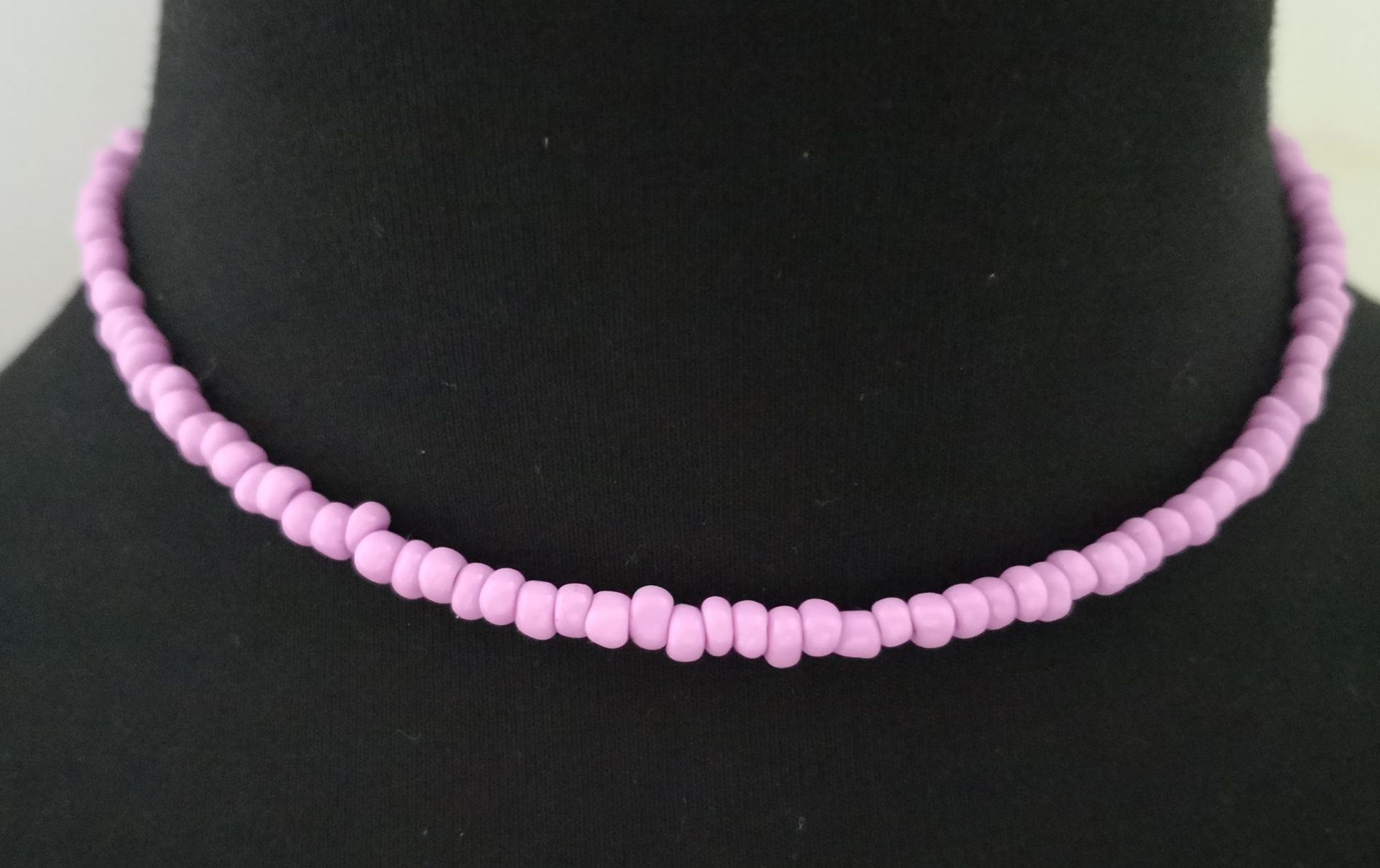 European and American New Necklace Bohemian Short Necklace Choker Amazon Combination Color Bead Necklace