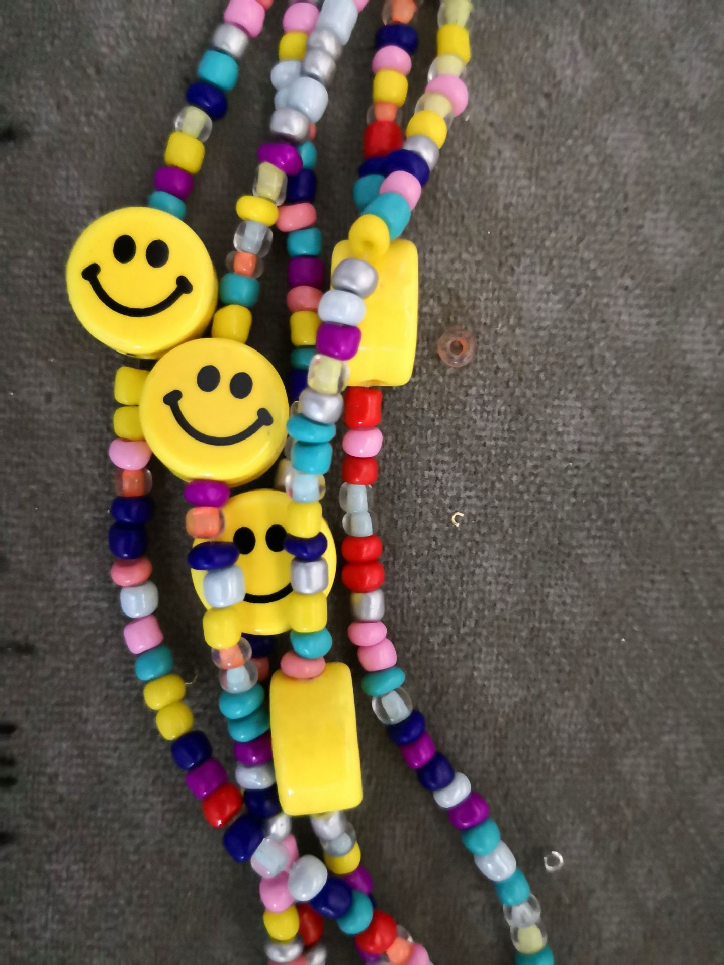 European and American New Necklace Bohemian Short Necklace Choker Amazon Combination Color Bead Necklace
