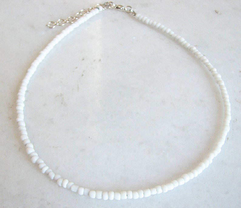 European and American New Necklace Bohemian Short Necklace Choker Amazon Combination Color Bead Necklace