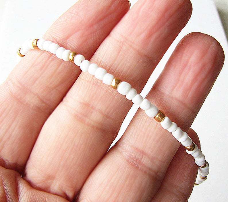 European and American New Necklace Bohemian Short Necklace Choker Amazon Combination Color Bead Necklace