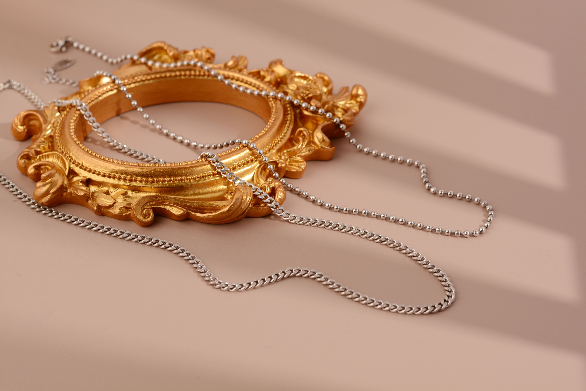 Korean Style White Copper Choker High-Grade Non-Fading Necklace Sweater Chain Female All-Match Necklace Niche Accessories
