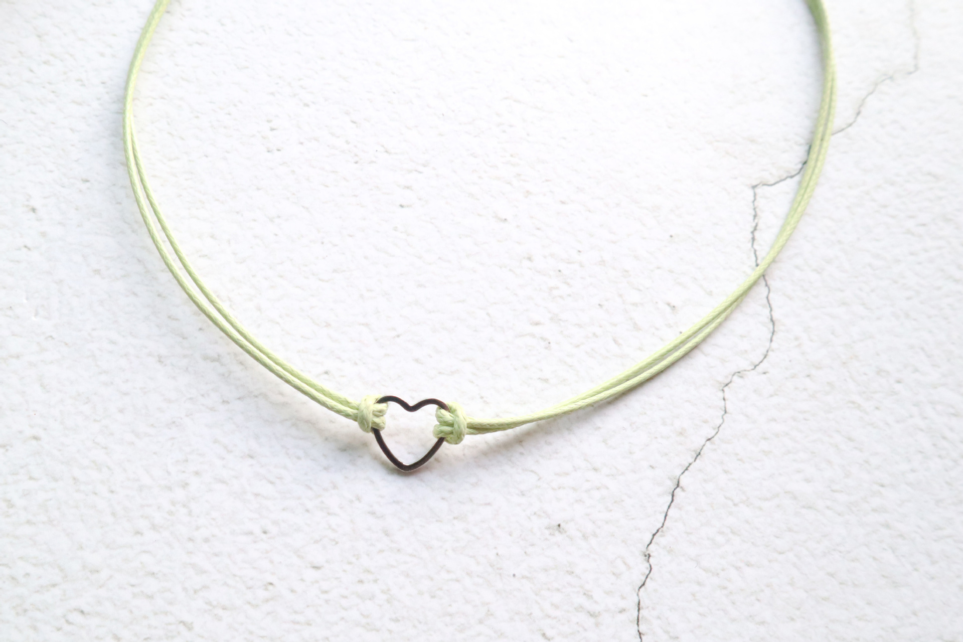 New Accessories Spring Color Super Fairy Mori Girl Crystal Green Leaf Pendant Choker Necklace Clavicle Chain Necklace