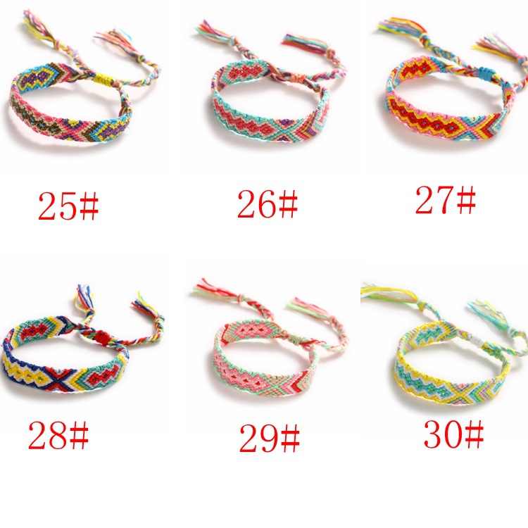 Popular Bracelet Nepal Ethnic Style 1.5cm Geometric Elastic Carrying Strap Women's Hand-Woven Bracelet Popular Bracelet Nepal Ethnic Style 1.5cm Geometric Elastic Carrying Strap Women's Hand-Woven Bracelet