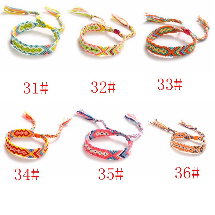 Popular Bracelet Nepal Ethnic Style 1.5cm Geometric Elastic Carrying Strap Women's Hand-Woven Bracelet Popular Bracelet Nepal Ethnic Style 1.5cm Geometric Elastic Carrying Strap Women's Hand-Woven Bracelet