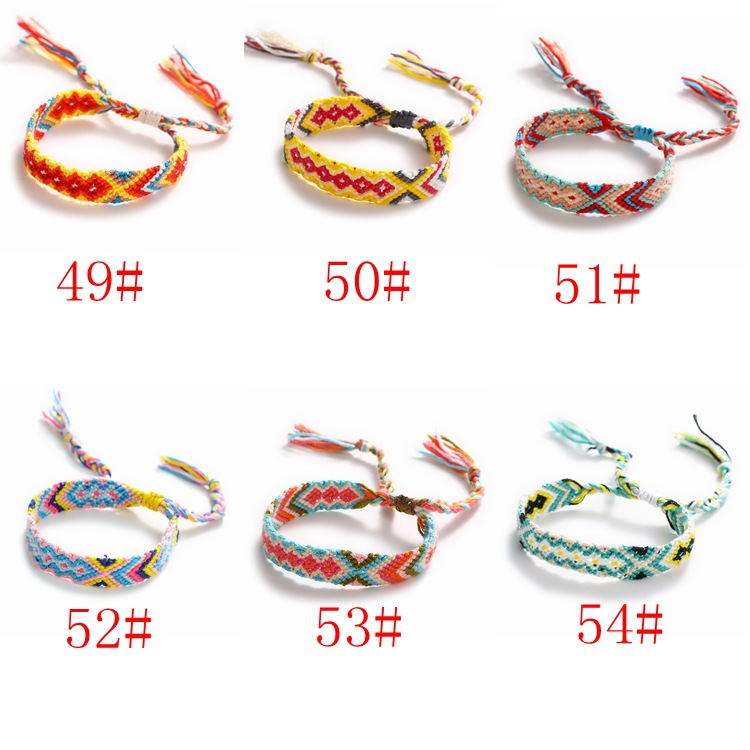 Popular Bracelet Nepal Ethnic Style 1.5cm Geometric Elastic Carrying Strap Women's Hand-Woven Bracelet Popular Bracelet Nepal Ethnic Style 1.5cm Geometric Elastic Carrying Strap Women's Hand-Woven Bracelet