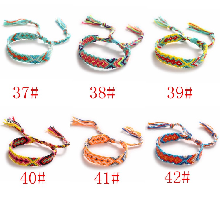 Popular Bracelet Nepal Ethnic Style 1.5cm Geometric Elastic Carrying Strap Women's Hand-Woven Bracelet Popular Bracelet Nepal Ethnic Style 1.5cm Geometric Elastic Carrying Strap Women's Hand-Woven Bracelet