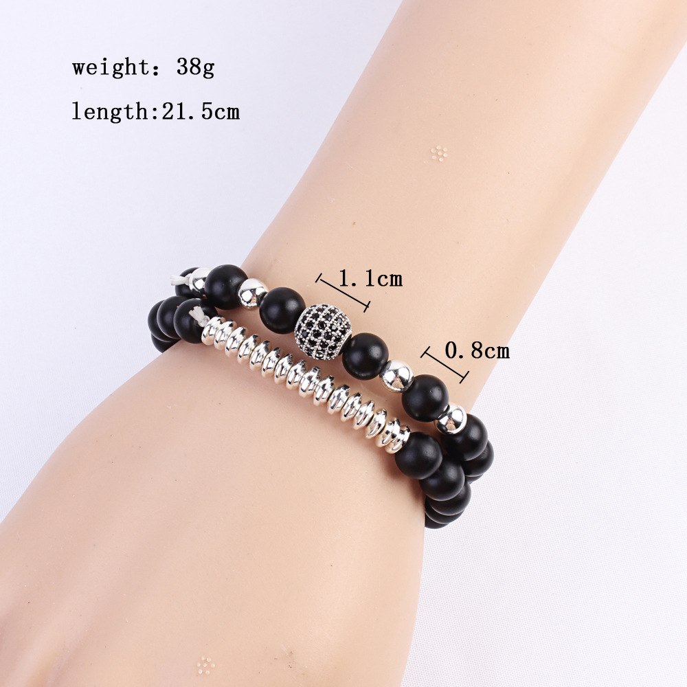 European and American fashion jewelry natural stone set bracelet micro-zircon elastic bracelet hot copper jewelry. European and American fashion jewelry natural stone set bracelet micro-zircon elastic bracelet hot copper jewelry.