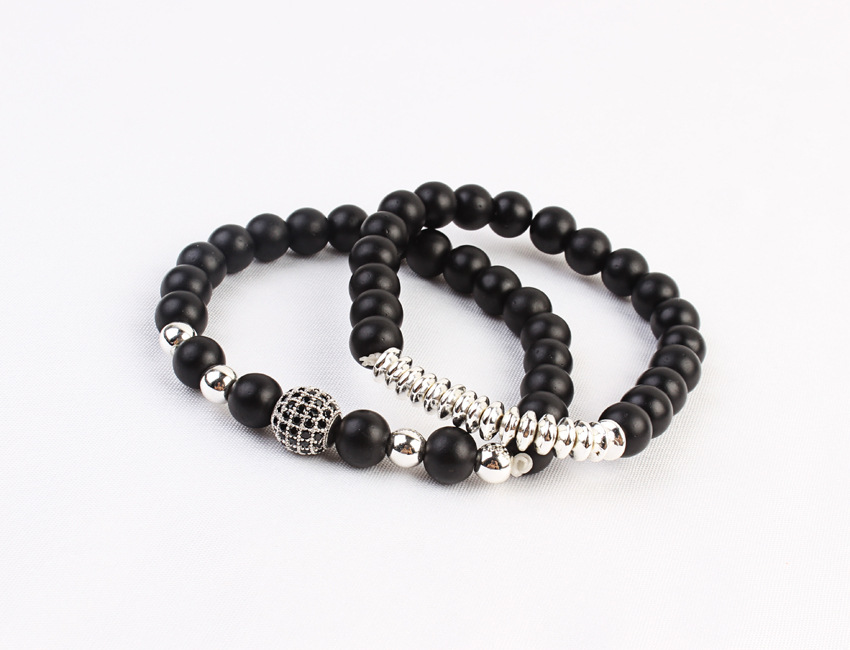 European and American fashion jewelry natural stone set bracelet micro-zircon elastic bracelet hot copper jewelry. European and American fashion jewelry natural stone set bracelet micro-zircon elastic bracelet hot copper jewelry.