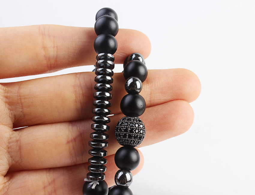 European and American fashion jewelry natural stone set bracelet micro-zircon elastic bracelet hot copper jewelry. European and American fashion jewelry natural stone set bracelet micro-zircon elastic bracelet hot copper jewelry.