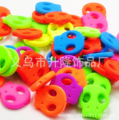Yiwu Wholesale Popular Ghost Face Skull Fluorescent Color Handmade Bracelet Accessories DIY Fashion Scattered Beads Yiwu Wholesale Popular Ghost Face Skull Fluorescent Color Handmade Bracelet Accessories DIY Fashion Scattered Beads