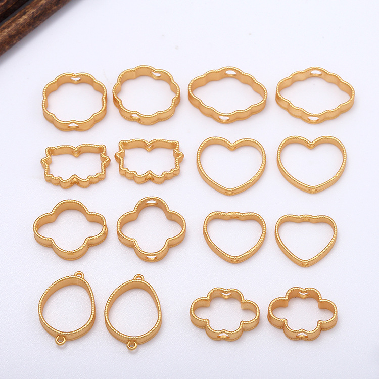 Zhongxing HotSelling New Arrival throughHole Edging Base Support DIY Ornament Accessories Gem Base