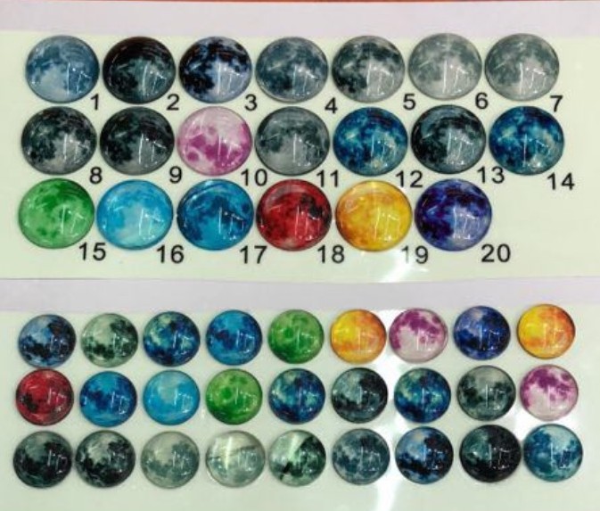Foreign Trade Hot Sale Luminous Gemstone Necklace Universe Dream Starry Sky Time Gem Cabochon Necklace Personality Light-Emitting Pendant