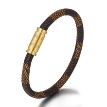 Cross-Border Hot Original European and American Style Jewelry Fashion Leather Rope Hand Weaving Bracelet Men's Bracelet Ethnic Style Jewelry