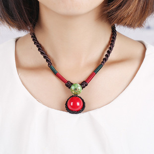 New Ethnic Style Jewelry Nepal Beads Turquoise Bracelet Cross-Border Retro Fashion Minimalism Hand Weaving Bracelet