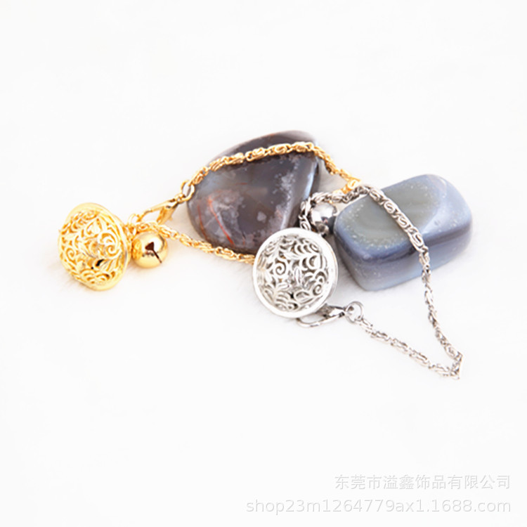 Hot Sale DIY Rose Gold Black Agate White Shell Double Layer Stainless Steel Bracelet European and American Simple Hand Jewelry Large Quantity Excellent